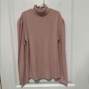 Zara Girls Pink Knit Long Sleeve Turtleneck size 11-12